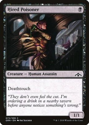 NM - Hired Poisoner [GRN - 72] Guilds of Ravnica