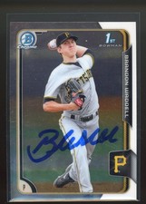 2015 Bowman Chrome BRANDON WADDELL Signed Card autograph auto PIRATES METS TWINS