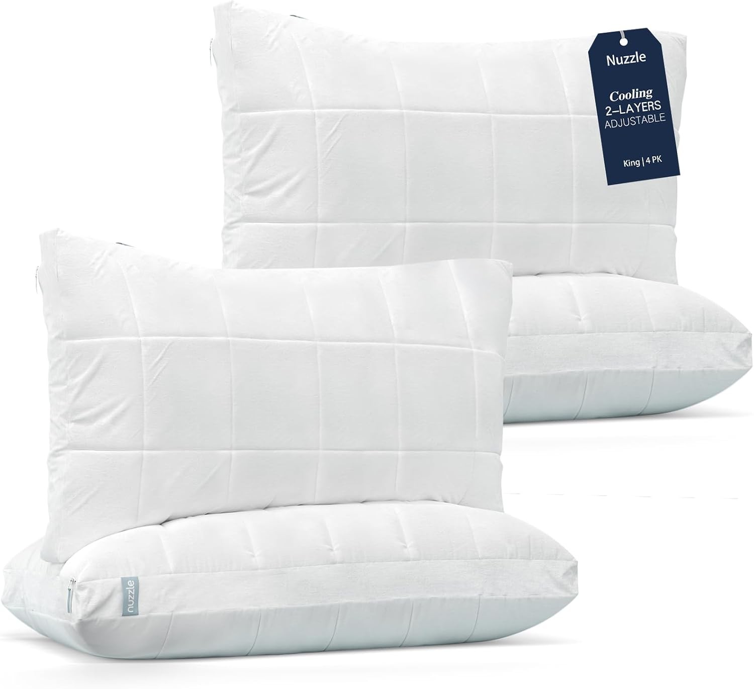 Adjustable Pillow for Side Sleepers,Luxury King Size Bed Pil