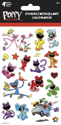 Poppy Play Time: Chapter 3 - Playtime Friends Standard Stickers - Multicolor