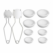 Keramiktiegel mit Tiegelzange ergonomisch Schmelztiegel mit Zange rutschfest