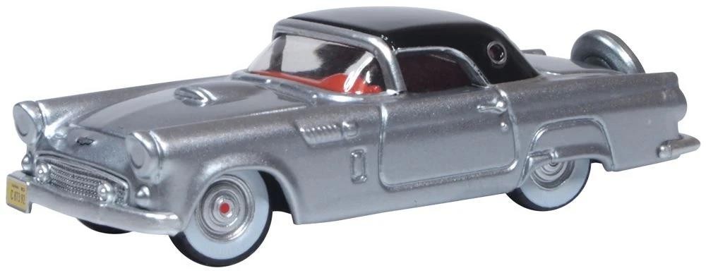 Ford Thunderbird 1956 Gray Metallic 1:87 Scale Oxford Diecast 87TH56007