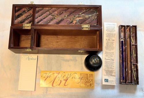 Art of Writing Calligraphy Pen Set Wooden Box