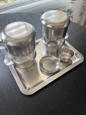 Set of 2 Vintage Duralex French Coffee Press Single Serve Made in France 1970’s 