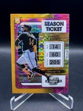 Rodolfo Castro 2022 Panini Chronicles Contenders Optic Pink #21 RC Pirates