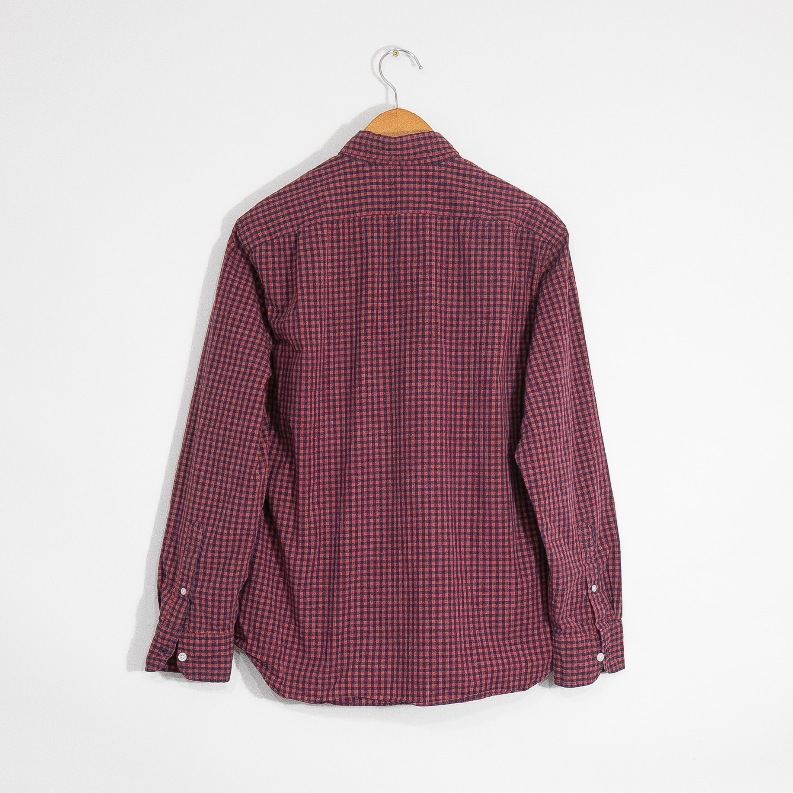 J.Crew Gingham Pattern Button Up Oxford Shirt Men… - image 6