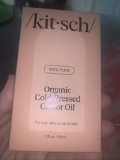 Kitsch Organic Cold-Pressed Castor Oil For Hair Growth - 2oz.