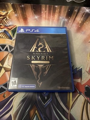 Ps4 - The Elder Scrolls V Skyrim Anniversary Edition NO DLC PlayStation 4 W/ Map