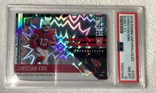 2018 Panini Unparalleled Christian Kirk Burst True #1/1 PSA 8 RC Rookie Card