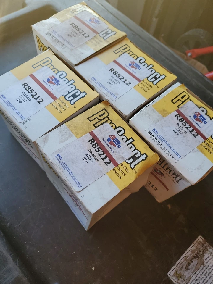 Lote 5 filtros aceite Napa 21212 Volkswagen Audi Porsche Foto 3 de 4