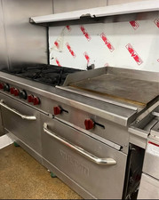 Vulcan V60F 6 Burner 24" Griddle and 2 Ovens Gas Range