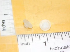 Pair Tonka 3D Printed Clear Plastic Mini Tonka Toy Headlights TKP-206C