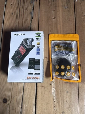 Tascam DR-22WL Handheld Audio Recorder with Wi-Fi + microphone fluff - Image 1 of 4