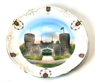 CHATTANOOGA Point Park TN Tennessee Antique Souvenir China Dish Plate