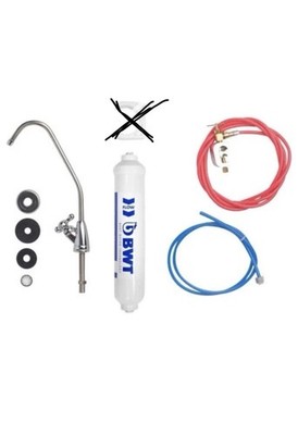 BWT Inline Trinkwasserfilter Set Hahnreiniger Chlorreduktion Kartusche