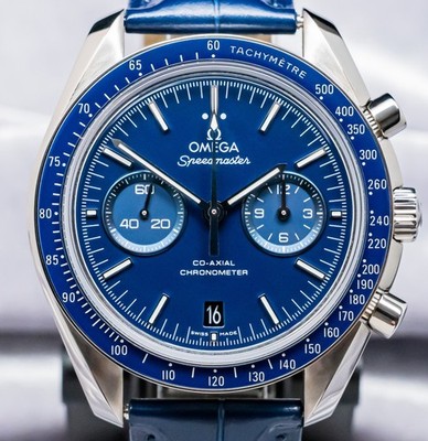 Omega Speedmaster Two Counters 44.25mm Blue Dial Paper 311.93.44.51.03.001