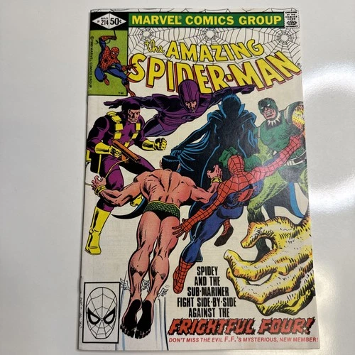 Amazing Spider-Man #214 | FN/VF Marvel Comics 1981 Denny O’Neil & John Romita Jr