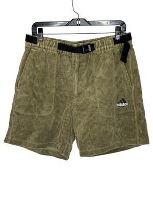 Adidas Equipment Corduroy Shorts Men's M Focus Olive 90s Vintage