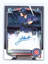 2025 Bowman Draft Chrome Prospect Autograph #CPA-JHA Josiah Hartshorn RC Auto