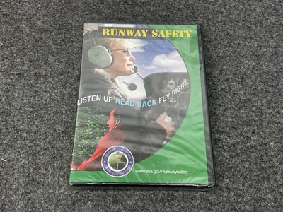 Runway Safety (DVD) Listen Up Read Back Fly Right FAA Airplanes