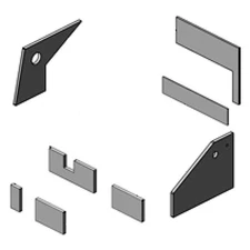 AM Fits JD6620UK Upholstery Kit Black Fits John Deere 6620 7720 8820 ++ Combines