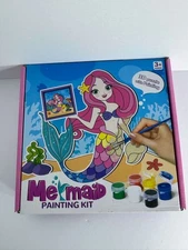 Fun Express DIY Wood Mermaid Frame 3D Puzzle Kit, 8 3/4" x 8 3/4" - 14 Piece.NEW