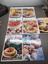 Taste of Home Lot of 7 MAGAZINES Light And Tasty 2001 - 2006 Nice Condition