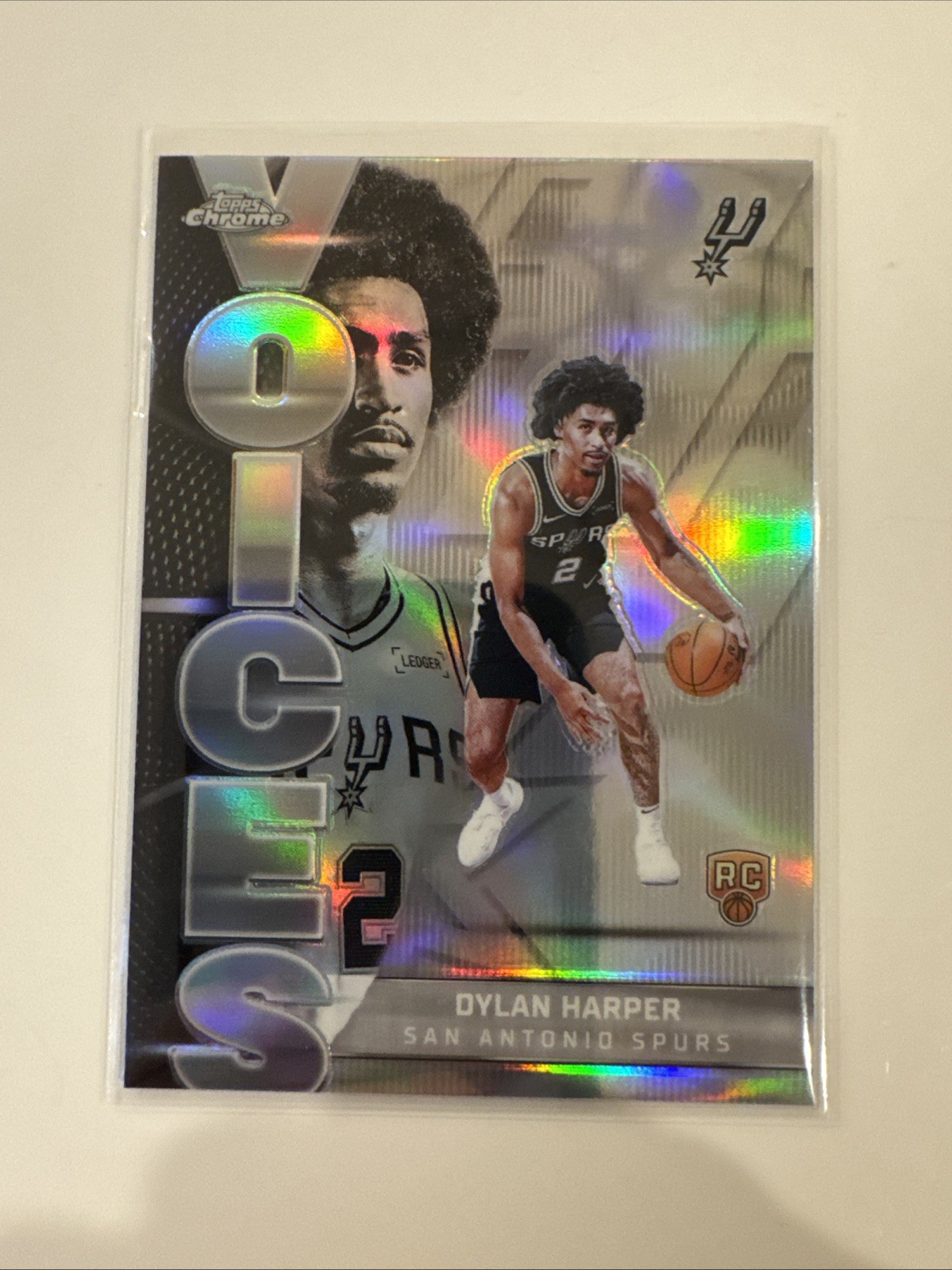 Dylan Harper 2025-26 Topps Chrome Voices Rookie RC Refractor