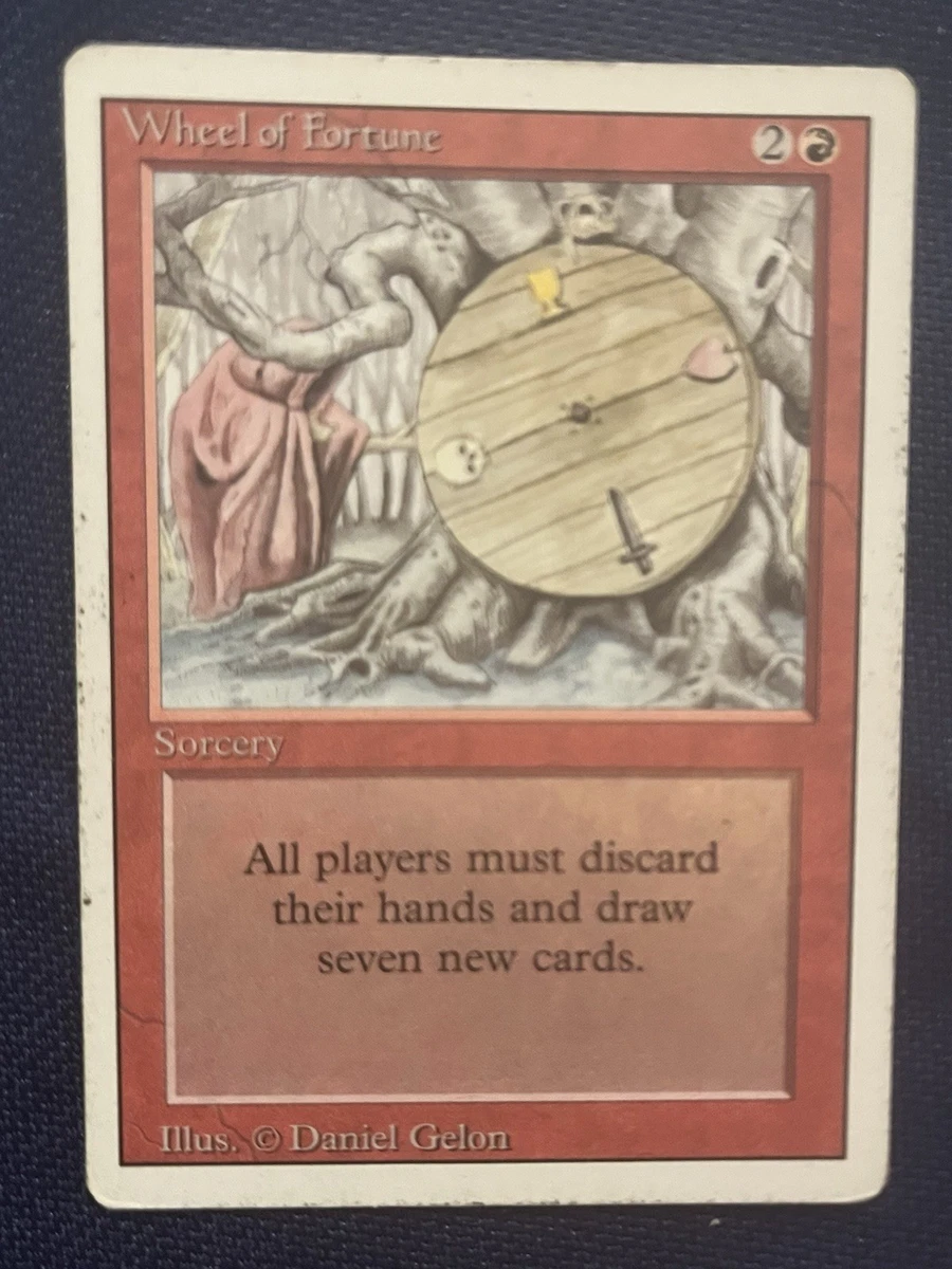 Wheel Of Fortune In Individual Magic: The Gathering Cards for sale