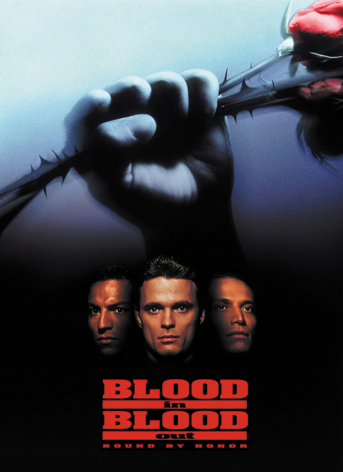 The BONEZ Blood IN Blood out ポスター Blood in blood out bound by honor #2 cult movie poster print