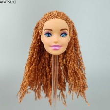 Dirty Braid Hair Doll Head 1/6 Replacement Doll Heads For 11.5" Doll Accessories