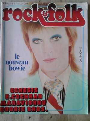 ROCK AND FOLK N°99 BOWIE PETER GABRIEL SUPERTRAMP DOOBIES BROTHERS LITTLE FEAT P