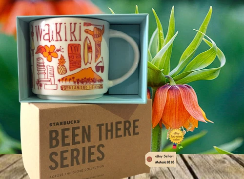 NEW - Starbucks BEEN THERE SERIES: HAWAII COLLECTION: Waikiki 14oz Mug