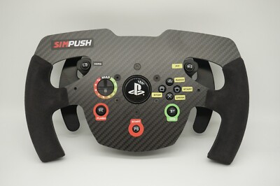 SIMPUSH Racing Carbon Fiber Sim Wheel MOD DIY FOR Thrustmaster T300RS T300GT