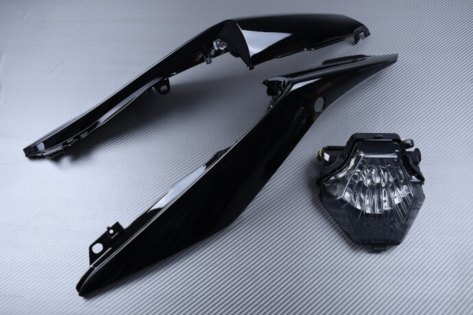 Carénage arrière moto avec feu arrière teinté Yamaha YZF R3 2019-2024 RH12