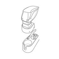 Halterung FüR Armlehne Lampa Kompatibel FüR Kia Rio 5P (10/05>08/11)