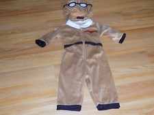 Infant Size 12-18 Months Disguise Aviator Airplane Pilot Halloween Costume