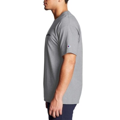 Champion Men's Tee Shirt Logo Oxford Gray Medium Size NWT | eBay