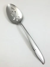 Oneidacraft PROFILE Deluxe Oneida Stainless Pierced Slotted Serving Spoon 8 1/4"