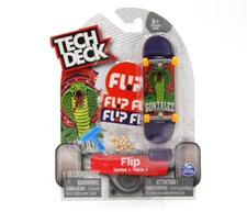 Tech Deck Flip Series 7 Fingerboard 32mm David Gonzalez Cobra Rare 2018 NOS