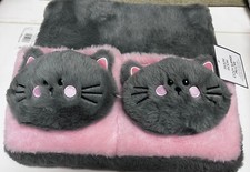 Cat Cozy Slipper Pillow NWT