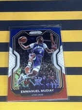 2020-21 Panini Prizm - Red White & Blue Prizm #176 Emmanuel Mudiay