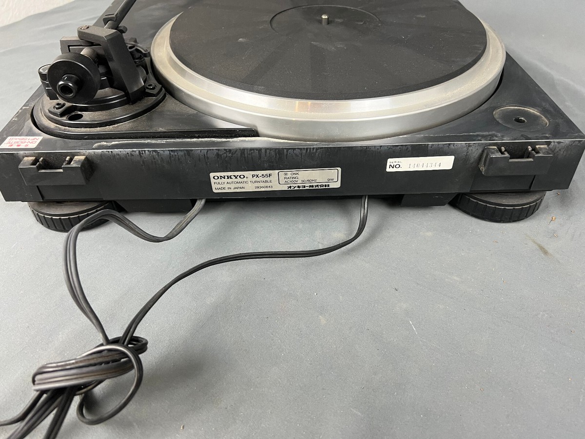 Onkyo PX-55F Turntable; Quartz Locked Direct Drive; Fully Onkyo PX-55F Turntable; Quartz Locked Direct Drive; Fully