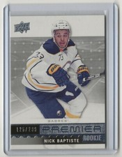 2016 2016-17 Upper Deck Premier Rookies #R4 Nick Baptiste 125/299 Buffalo Sabres