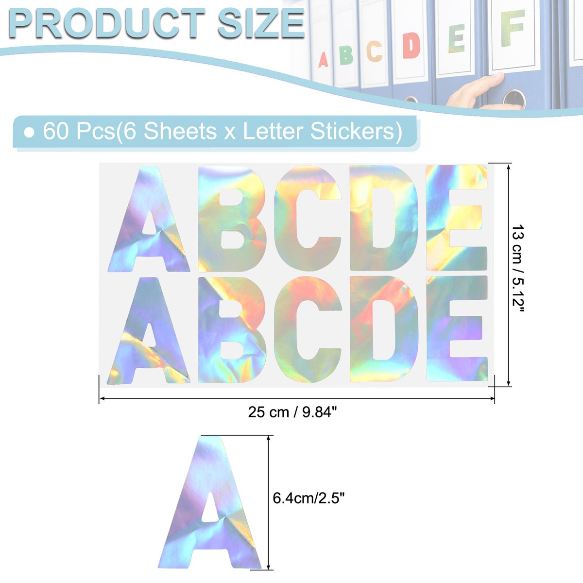Vinyl Letter Stickers Letter Stickers Large White Mailbox 18 Sheets ...