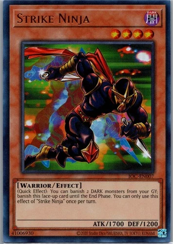 Strike Ninja UR Invasion of Chaos (25th Anniversary Edition) IOC-EN007 NM