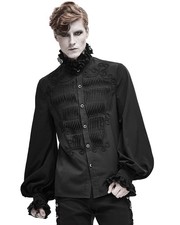 Devil Fashion Verendus Mens Gothic Shirt - Black
