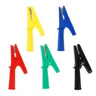 5 Pcs Metal Spring Clamps Back Probe Test Leads Kit Electrical Copper Clips