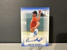 Braxton Ashcraft Auto 2017 Leaf Perfect Game 10/15 Autograph Rookie FREE SHIP