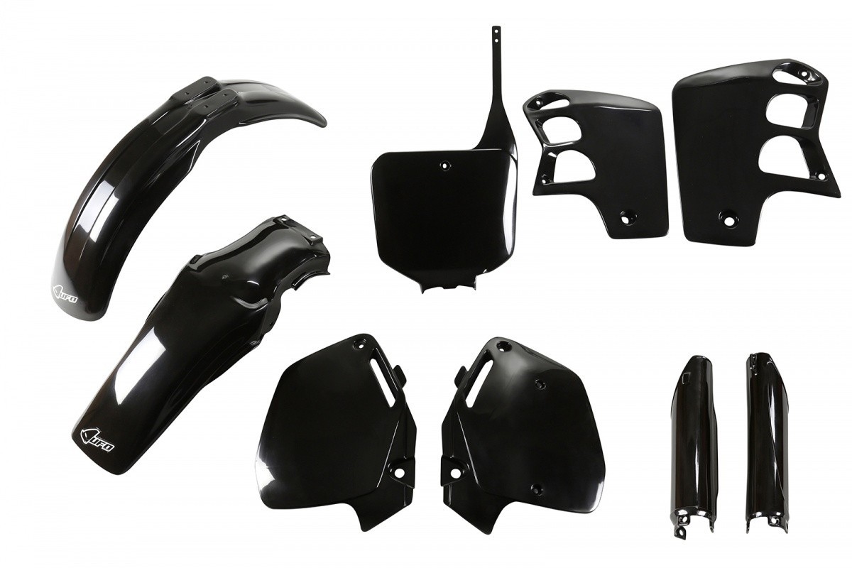 UFO Plastic Kit Honda CR 500 1995 - 2001   ALL BLACK